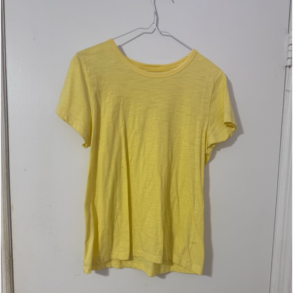 Yellow tee